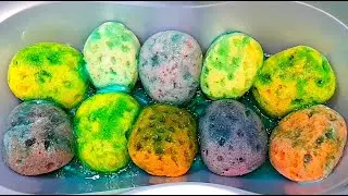 ASMR (413) Recycling soapy gel/Soft sponges squeezing
