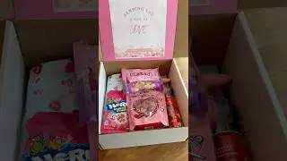 Valentine&rsquo;s college care package! 📦 #collegecarepackage #carepackage #valentinesday #valentine