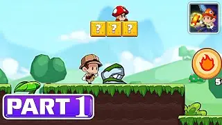 SUPER MENO JUNGLE PLATFORM Gameplay Walkthrough Part 1 Beta [Android/iOS]