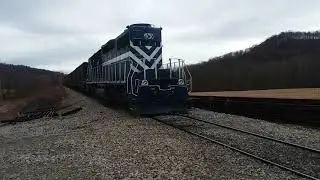 Defect detector gives Not Working message, plus loaded coal train