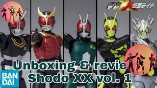 Shodo XX vol 1 Kamen Rider Black RX, Zero one, Metal Cluster Hooper, Kuuga Mighty  growing. Giveaway