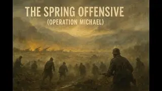 Sleep While Listening: Operation Michael The German Spring Offensive | (WWI Immersive History)