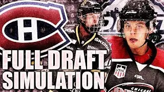 Habs FULL MOCK DRAFT - ALL 7 ROUNDS SIMULATION (2019 NHL Entry Draft Montreal Canadiens Prospects)