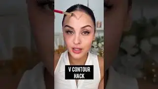 V contour hack 👀 #contourhacks #makeuphacks #makeuphack #contour #grwm #makeuptutorial #nosecontour