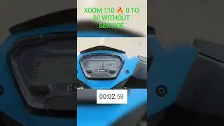 xoom 110  0 to 60  🤯 #growwithme #growtime #viral #grow