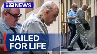 Murderer handed a life sentence for setting fire to his wife | 9 News Australia