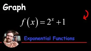 Graph f(x) = 2^x + 1 an Exponential Function by Plotting Points