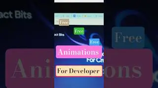 Free Animations for Developer | animations for front-end developer #developer #animation