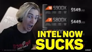 xqc reacts to amd ryzen 5000 presentation | xqcow intel sucks? | xqcow streams