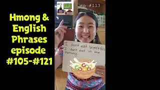 Basic Hmong phrases EP #105-121 #languagelearning #2025 