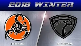 2018 TUFF Winter Season | Scorpions vs Blackhawks
