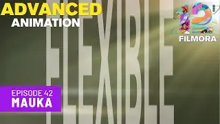 How to create flexible text effect animation in filmora 12 | Mauka Tutorial