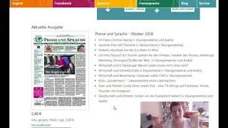 Deutsch &uuml;ben mit 