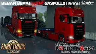 LAH KOK KEMBAR? Hujan tetap gaspoll beban berat - ETS2 INDONESIA