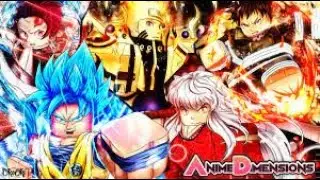 Anime demensions Update + challenge compliting all daily quest and hitting level 45