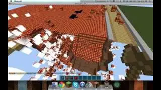 THE BLOWING UP OF A CREATIVE SERVER WITH NO PLOT PLUGIN!