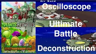 Plants vs Zombies (DS) Ultimate Battle oscilloscope deconstruction 