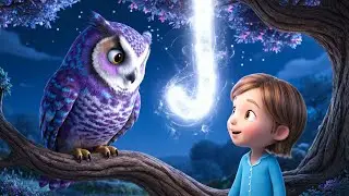 Curious Five Little Owls Counting Moonbeams | Nursery Rhymes for Kids & Baby Songs