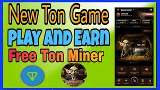 A new Cloud Mining  game on Telegram to earn TON currency Just Play and  Earn