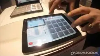 UoK - Skratchworx - NAMM 2012 - Akai MPC Fly - iPAD - Drum machine - DEMO