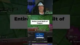 using all copper to build out level 3 from the original Legend of Zelda in Minecraft