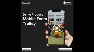 Demo products Mobile foam trolley