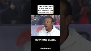 Tiger Woods recognizes Scottie Scheffler&rsquo;s game 🔥 #tigerwoods #scottiescheffler #golf #golfvideo