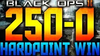 BO2: 250-0 HARDPOINT WIN - KARNAGE Team Challenge #8! (BO2 Flawless Hardpoint Win)