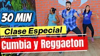 30 MINUTOS DE CUMBIA Y REGGAETON 🔥 Cardio Dance | Rutina para Adelgazar Rápido y Fácil en casa 🏡 