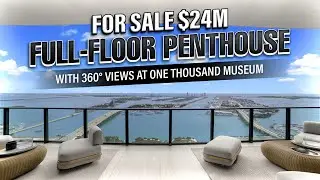 For Sale: $24M Full-Floor Penthouse at One Thousand Museum by Zaha Hadid | 51st Floor Sky Mansion