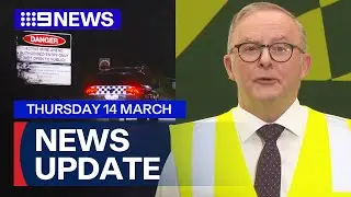 Worker killed in gold mine collapse in Ballarat; Electric truck plan | 9 News Australia