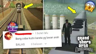 ADA KERETA HANTU Di Misi Big Smoke Saat Ikuti KERETA LAWAN ARAH GTA San Andreas - Misteri Rahasia