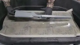True Timber Prairie hydro-dipped on a gun stock