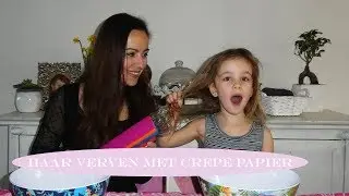 HAAR VERVEN MET CREPE PAPIER 🙆‍♀️ DIY- EXTRA VIDEO  👠 MAMMA OP HAKKEN