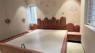 Laminate pressing with hydrolic top #furniture #hydrolics #jkfurniture#wood #shortvideo #hyderabad 