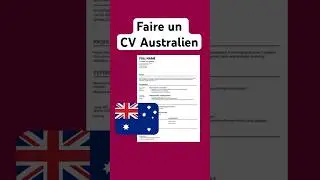 Faire un CV australien 🐨