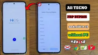 ALL TECNO FRP BYPASS  | ALL TECNO GOOGLE ACCOUNT BYPASS  💯 