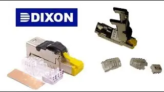 COMO PONCHAR UN PLUG RJ-45 CAT6A DIXON | BLINDADO