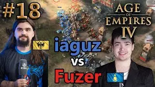 Age of Empires IV - Replay-Cast #18 - iaguz (HRR) vs Fuzer (Mongolen) [Deutsch]