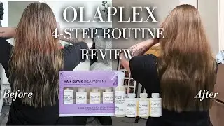 ОБЗОР И ДЕМОНСТРАЦИЯ НАБОРА ДЛЯ ВОССТАНОВЛЕНИЯ ВОЛОС OLAPLEX | он преобразил мои волосы!!