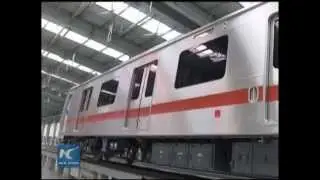 China's first driverless metro trains roll off assembly line