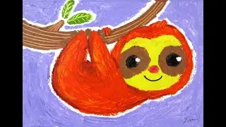 Oil Pastel Drawing of 