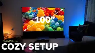 Ultimate UST Projector review. NOMVDIC P2000 Triple Laser 4K #projector | Vividstorm ALR Screen
