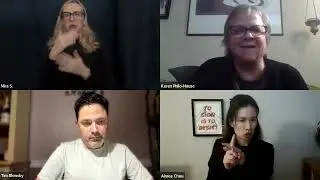 WSAD / ODHH Zoom ASL Chat on AI, SLR, and Avatars with Aimee Chou and Tim Blonsky