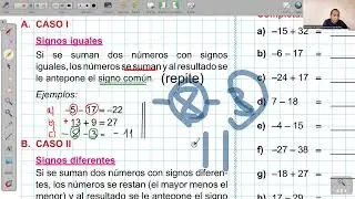 4. Suma y Resta .N&uacute;meros Enteros -- &Aacute;LGEBRA- Ciclo Verano 2026