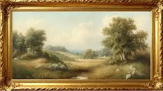 Peaceful Nature Scenery – 4K Oil Painting Ambience for Relaxation | 4K Frame TV Art