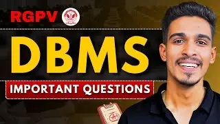 Database Management System (DBMS) | Most Important Topics | RGPV BTech 5th Semester