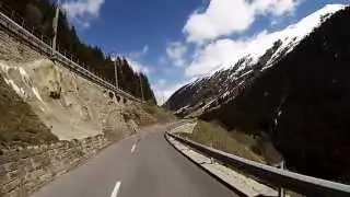 Eurovelo 15 - Rhine Cycle Route - Day 1 - Part 5 - Descent from Oberalp Pass