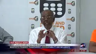 ANUG LAUNCHES 2020 ELECTION MANIFESTO