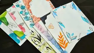 Aesthetic Front Page Design || 50+ Easy Border Designs Project work Designs || Side Border Designs